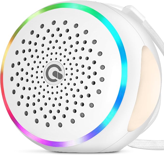 White Noise Sound Machine with 27 Soothing Sounds,Sleep Sound Timer and Memory Function - Portable Sound Machine for Baby and Adult at Home,Office,Travel and More