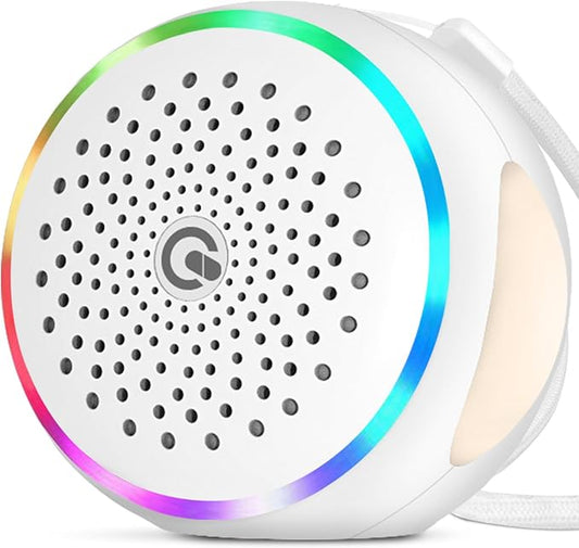 White Noise Sound Machine with 27 Soothing Sounds,Sleep Sound Timer and Memory Function - Portable Sound Machine for Baby and Adult at Home,Office,Travel and More