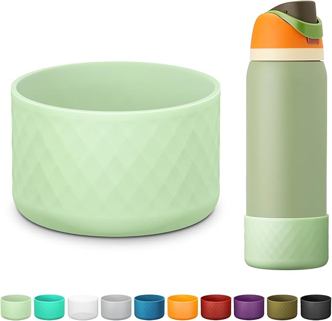 Silicone Boot for Owala Water Bottle 24 oz 32 oz 40 oz, Anti-Slip Protective Sleeve for FreeSip/Twist/Flip Stainless Steel Water Bottles Accessories BEONSKY