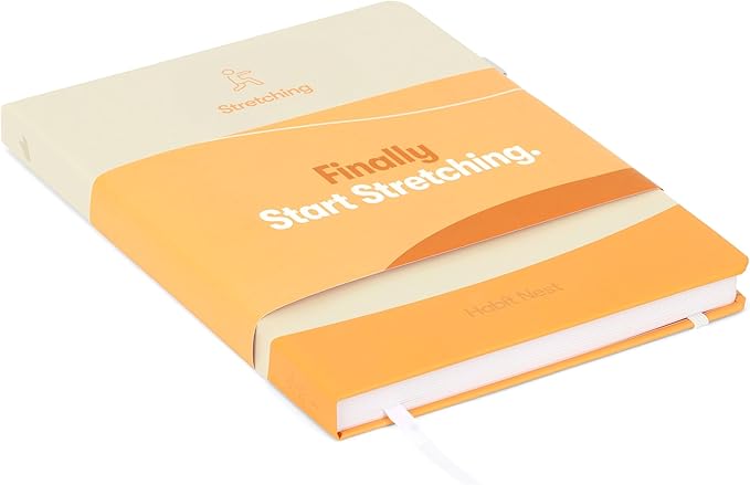 The Stretching Sidekick Journal by Habit Nest. Guided Stretching Routines to Keep You Flexible, Energized, and Live Comfortably. 66 Stretching Routines that only take 15-20 mins a day. Turn Motivation - Bloomnest