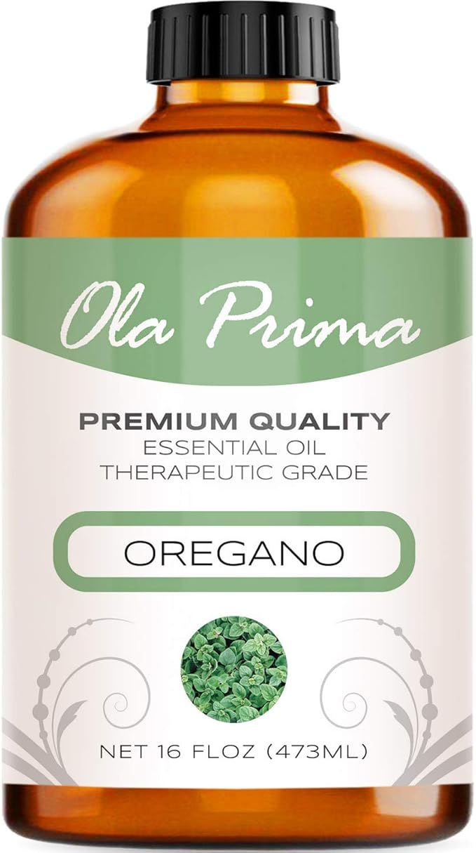 Ola Prima 16 oz Oregano Essential Oil Big Bottle - Bloomnest