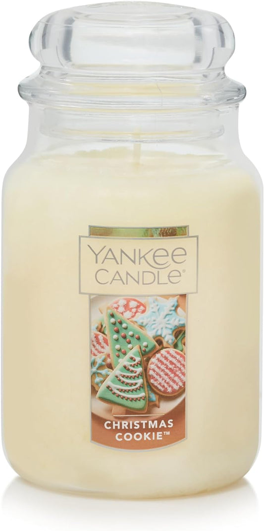 Yankee Candle Christmas Cookie Scented Classic 22oz Large Jar Single Wick Candle Over 110 Hours of Burn Time Perfect for Holiday Gifting and Celebration - Bloomnest