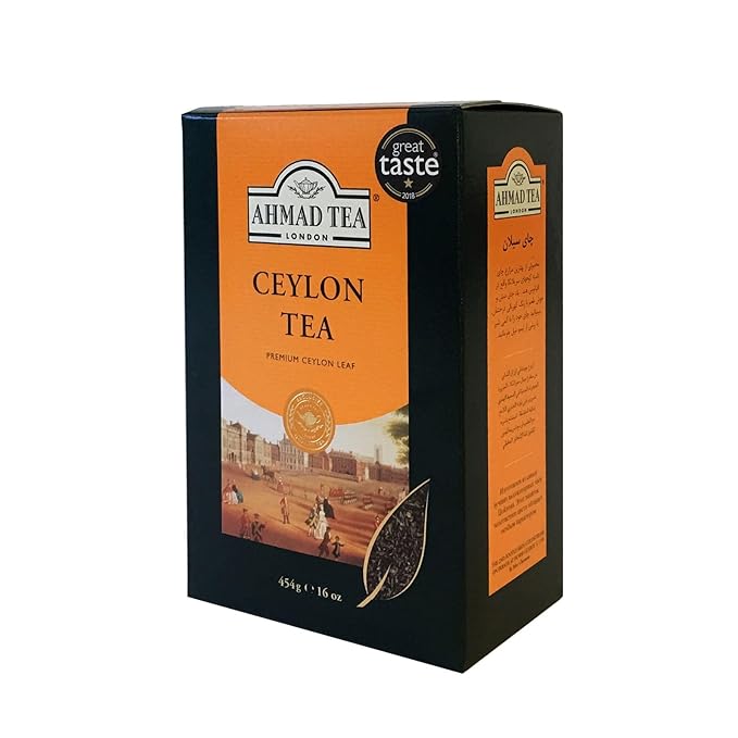 Ahmad Tea Black Tea, Ceylon Loose Leaf, 454g - Caffeinated & Sugar-Free (pack of 1) - Bloomnest