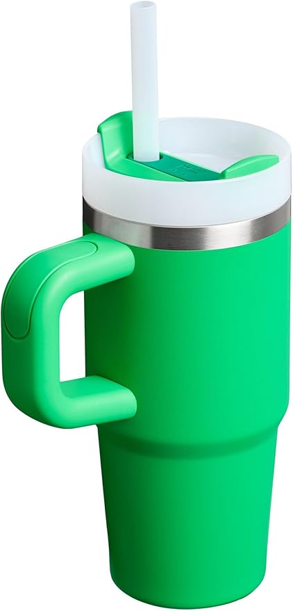 Stanley Quencher H2.0 Tumbler with Handle and Straw 14 oz | Flowstate 3-Position Lid | Cup Holder Compatible for Travel | Insulated Stainless Steel Cup | BPA-Free | Meadow