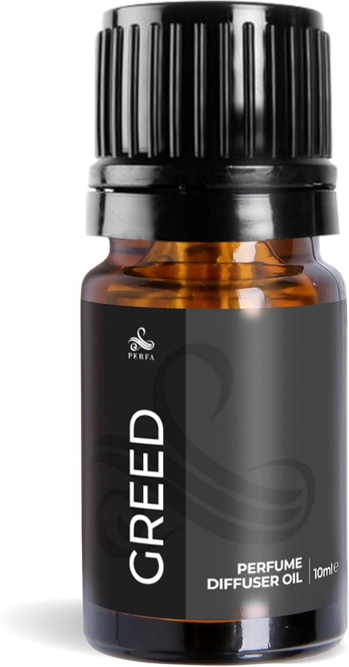 Greed Diffuser Oil | Perfume Diffuser Oil Refill | 10ml Oil Diffuser Essential Oils | Versatile and Mess-Free | Long-Lasting Essential Oils for Humidifiers for Spa, Home, and Office by Perfa - Bloomnest