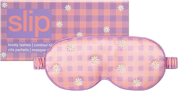 slip Pure Silk Contour Sleep Mask: Protect Your Delicate Lashes with Our Innovative, Lash-Friendly Design. Experience Uninterrupted Beauty Sleep with Slipsilk Comfort, 1 Contour Mask, Posie - Bloomnest