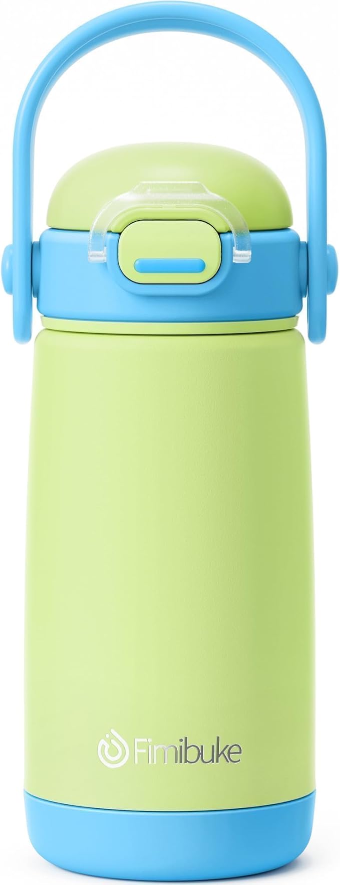 Fimibuke Kids Insulated Water Bottle with Straw Lid & Handle - 14oz BPA FREE 18/8 Stainless Steel Metal Tumbler Leak Proof Double Wall Vacuum Kids Cup Toddler Water Bottle for School Boys Girls - Bloomnest