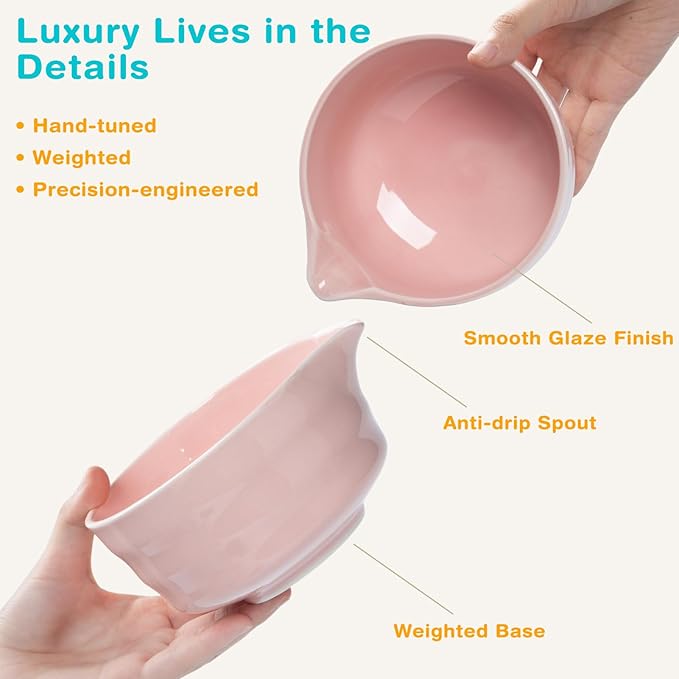 Premium Matcha Ceremony Set – Complete 9-Pcs Ritual Kit – Presented in Luxury Magnetic Gift Box, Perfect for Gifting or Self-Care (Sakura Pink) - Bloomnest