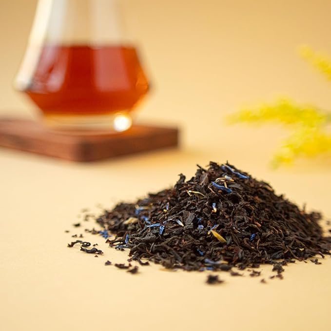 Organic Positively Tea Company, Earl Grey Crème Black Tea, Loose Leaf, 16 Ounce - Bloomnest