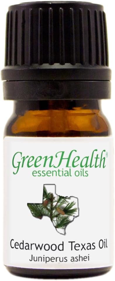 GreenHealth - 5 ml Cedarwood Texas Essential Oil - 100% Pure