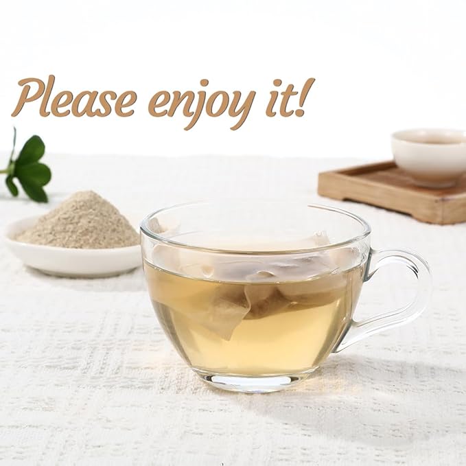 50 Premium Marshmallow Root Tea Bag,100% Natural Pure Althaea Officinalis,No Additives & Caffeine Free, Caffeine-free - Respiratory Support & Promote Digestion. - Bloomnest