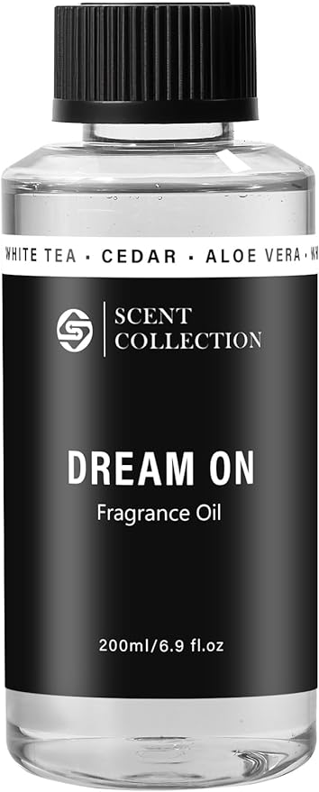 Luxury Hotel Scent Dream On Diffuser Oil Waterless Essential Aromatherapy for Cold Air & Car Diffusers – Long Lasting Refill for Large Room & Home - Signature White Tea (200ml/6.76Fl oz) - Bloomnest