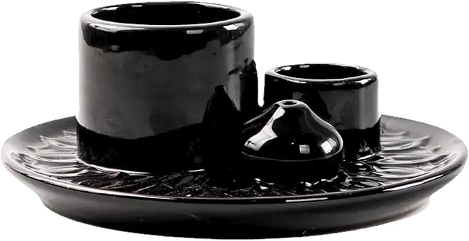 4-in-1 Palo Santo Holder, Sage & Incense Stick Burner – Ceramic White Ash Catcher Tray for Meditation, Yoga, Smudging & Spiritual Cleansing – Incense Holder for Sticks & Sage - Bloomnest