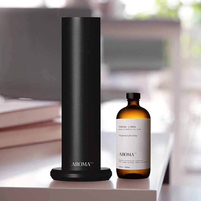 Aromatech Fresh Linen Aroma Essential Oil Blend: Hotel Inspired Aromatherapy with for Ultrasonic Diffusers & Nebulizers - 16.9 fl oz, 500 mL - Bloomnest