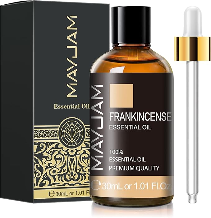Frankincense Essential Oil 30ML/ 1.01FL.OZ, MAYJAM Pure Aromatherapy Frankincense Oil for Massage, Diffuser, Soap Making, Long Lasting Scents - Bloomnest