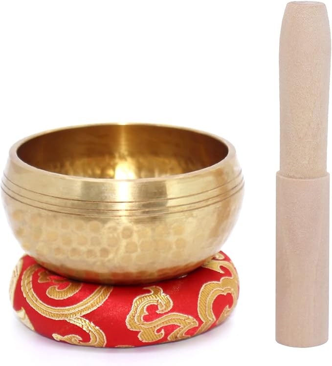 Singing Bowls, Tibetan Singing Bowl Set, Meditation Bowl, Sound Bowls-Easy To Play for Beginners - Bloomnest