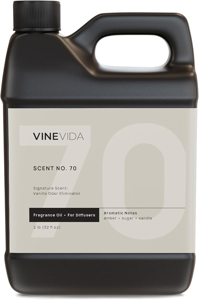 VINEVIDA [32 Fl Oz] Vanilla Odor Eliminator Fragrance Oil for Cold Air Diffusers, Essential Oils for Diffuser Oil Refill & Air Freshener Room Spray - Bloomnest