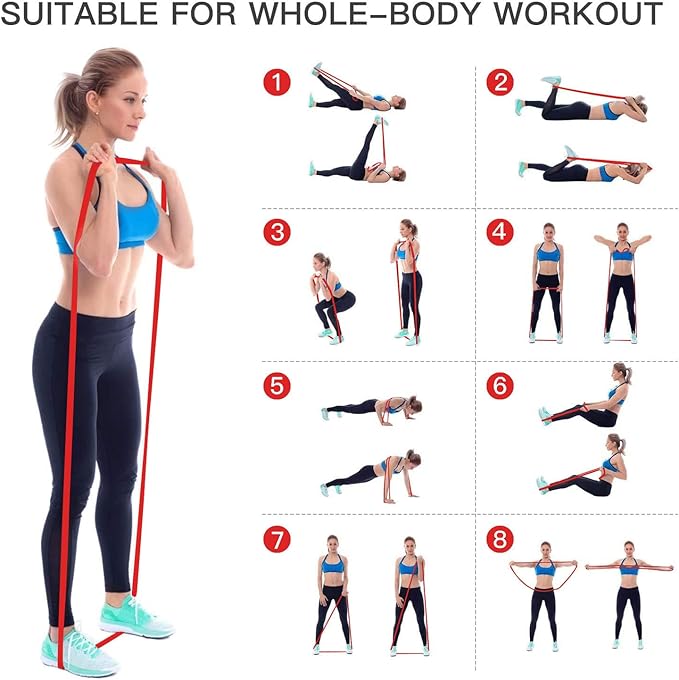 Pull-Up Bands - Resistance Bands for Women's Workout - Perfect for Gym & Home - Bloomnest