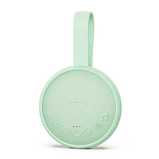 White Noise Machine for Sleeping Adults & Baby, Portable Sound Machine with 24 Soothing Sounds, Bluetooth 5.1, Battery Powered, 3 Timer Settings, Memory Function for Home, Office, Travel (Green)