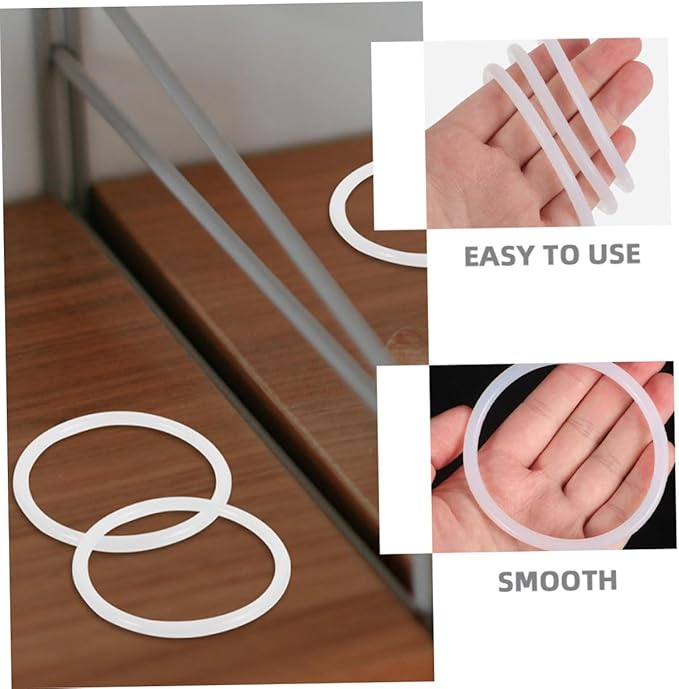Vaguelly Music Bowl Washer Set - 3Pcs Durable Rubber Rings for Crystal Singing Bowls Easy to Clean Decoration - Bloomnest