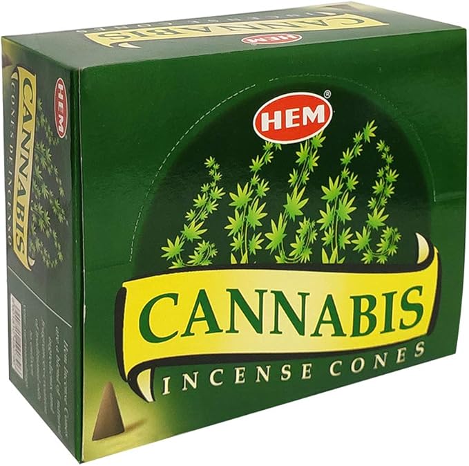 Cannabis Incense Cones and Cone Incense Burner Bundle Insence Insense Hem Incense TRUMIRI