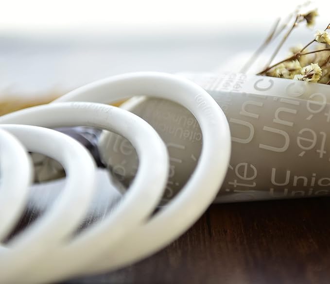 TOPFUND Crystal Singing Bowl Silicone O-Ring (Small) - Secure Resonance & Non-Slip Protection