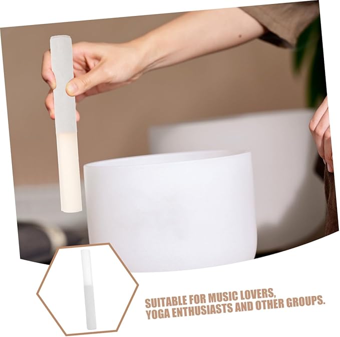 2Pcs Singing Bowls Mallet Durable Sound Stick for Crystal Quartz Tibetan Bowls for Yoga Meditation Music Practice - Bloomnest