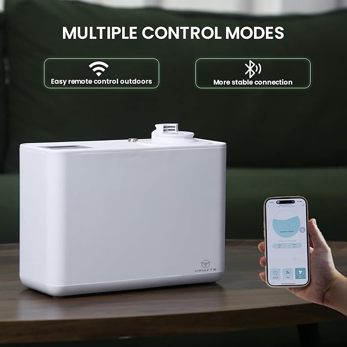 Waterless Diffuser,HVAC Diffuser Scent System,800ml Home Luxury Scents Diffuser,4000 Sq Ft Coverage,WiFi and Bluetooth Control,Cold Air Diffusion Technology for Home,Hotel,Spa,Mall,Office - Bloomnest