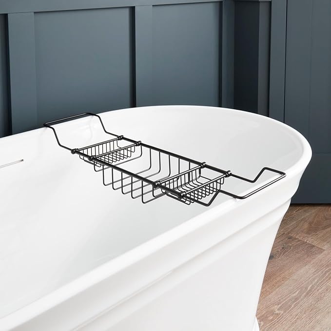 Signature Hardware 123698 Nottingham Brass Tub Caddy - Bloomnest