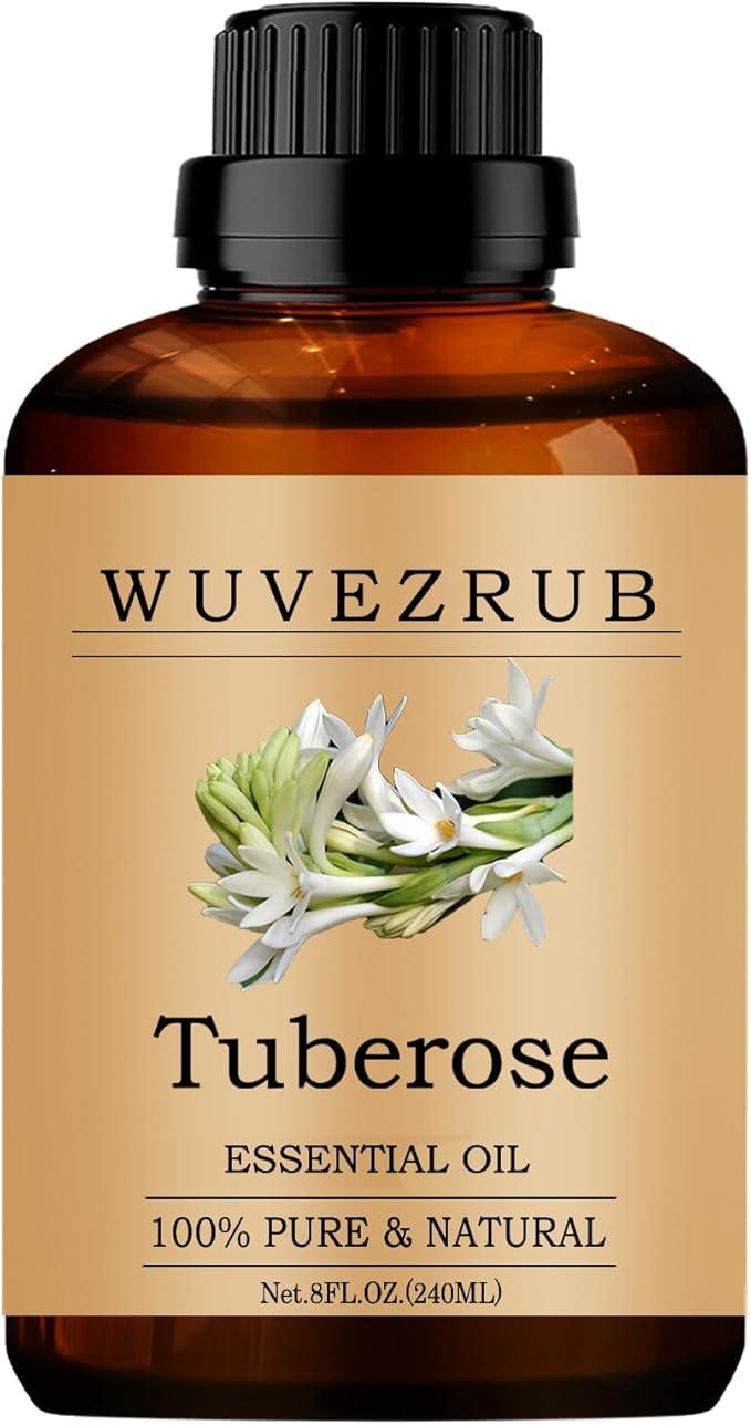Tuberose Essential Oils, 240ML Pure and Natural Essential Oil for Aromatherapy Diffuser - Tuberose /8 Fl Oz - Bloomnest