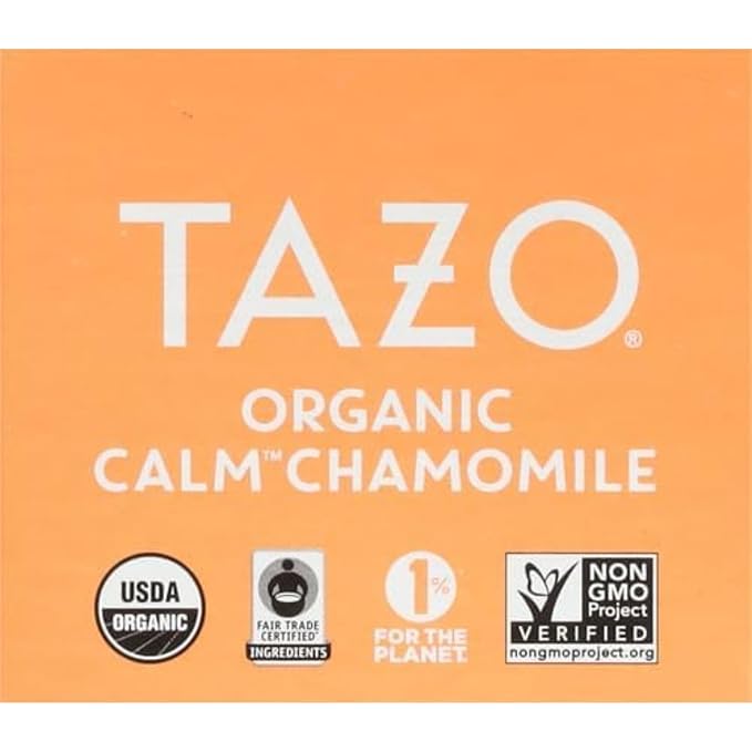 TAZO Calm Chamomile Herbal Tea Bags, Caffeine Free Blend, 16 Total Tea Bags - Bloomnest