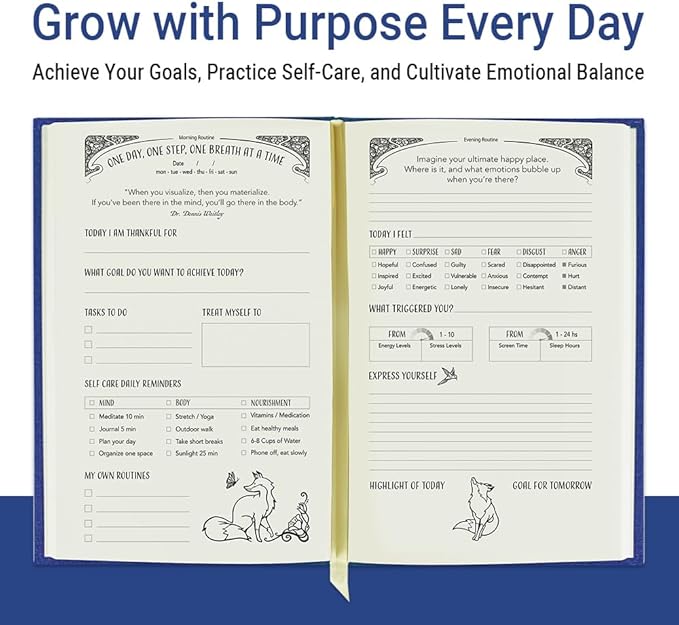 Gratitude Journal for Women with Guided Daily Prompts, Goal Setting & Habit Tracker—90-Day Mindfulness & Self-Care Journal with Relaxing Coloring Pages for Mood, Mindset & Sobriety Support (Hardcover)