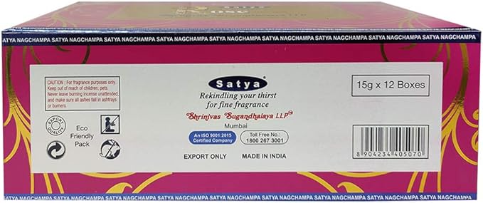 Natural Rose Incense Sticks and Incense Stick Holder Bundle Insence Satya - Bloomnest