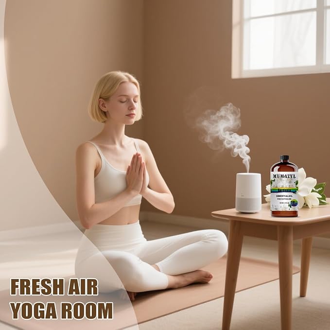 Gardenia Essential Oil, Gardenia Oil 16 Fl Oz 480ML for Diffuser Humidifier Yoga Cleaning DIY Candle Soap Making Essential Oils - Bloomnest