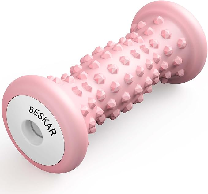 BESKAR Foot Massager Roller for Plantar Fasciitis Relief, Portable Feet Roller to Deep Tissue Muscle Massage, Foot Arch and Heel Pain, Reflexology Tool - Bloomnest