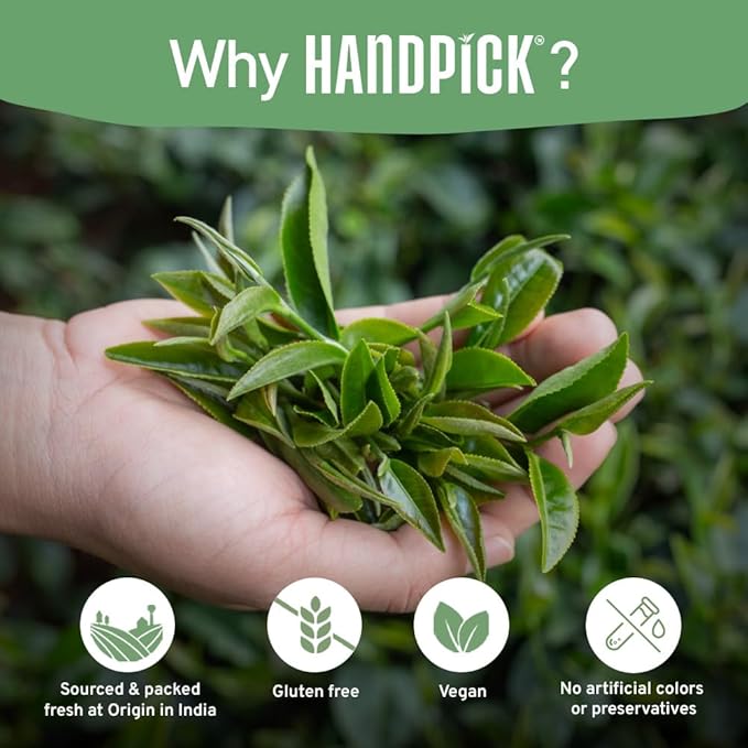 HANDPICK, Premium Chai Tea Loose Leaf (340g/12oz) | Blend Of Black Tea - Masala Chai Tea With Cinnamon, Cardamom, Cloves & Black Pepper | Resealable Ziplock Pouch - Bloomnest