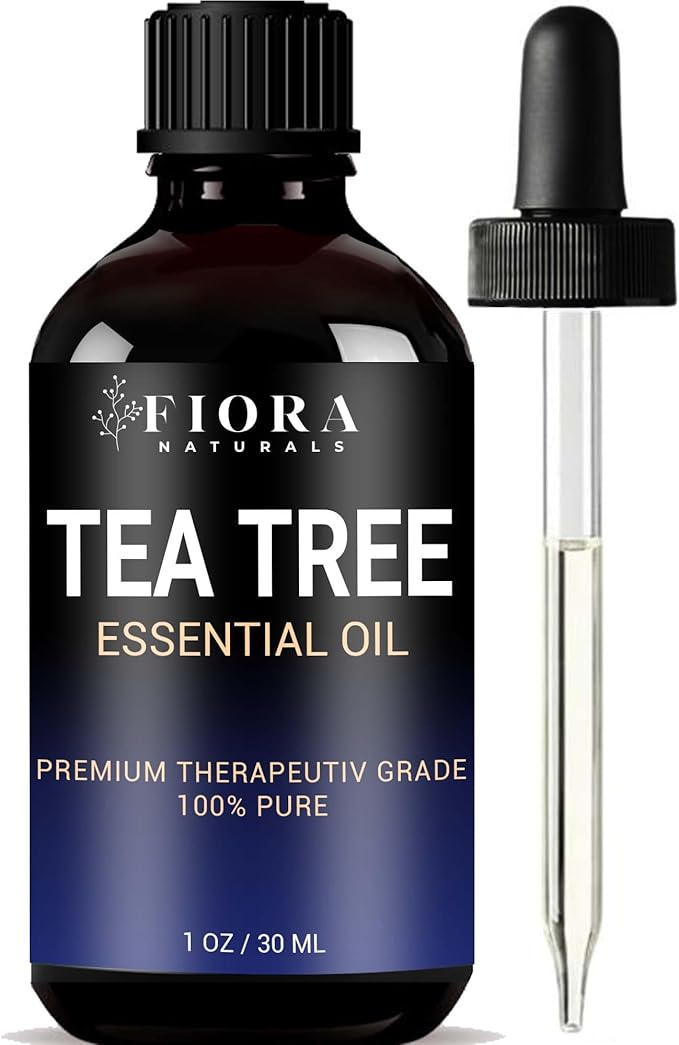Tea Tree Oil for Toenails - 100% Pure Tea Tree Essential Oil for Skin, Foot Care, Piercing, Dandruff, Hair & Scalp Care. Natural Remedy for Discolored and Damaged Nails, Pure Melaleuca Alternifolia - Bloomnest