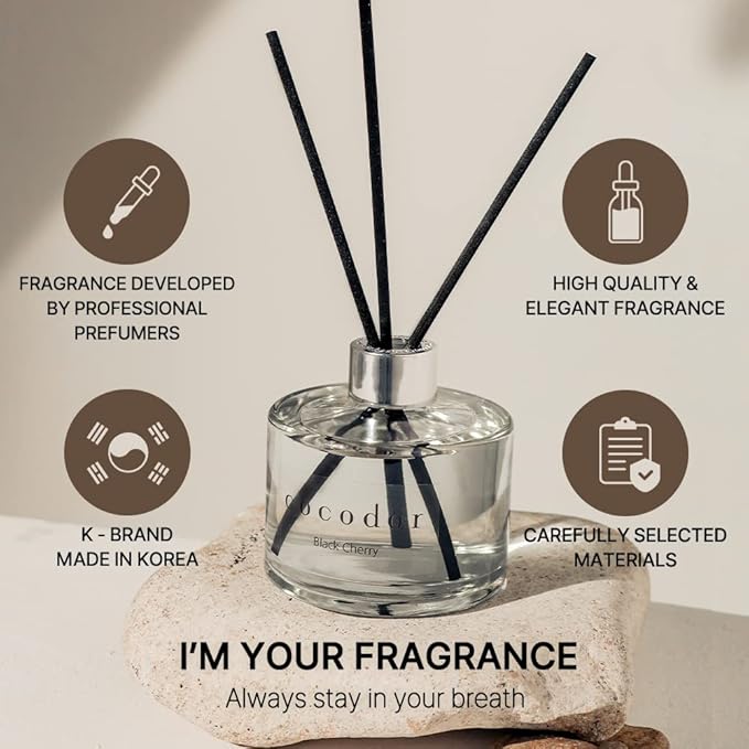 COCODOR Signature Reed Diffuser Set/Refreshing Air / 6.7oz /1 Pack/Home Fragrance Diffuser, Oil Scent Diffuser for Bathroom Shelf Decor - Bloomnest