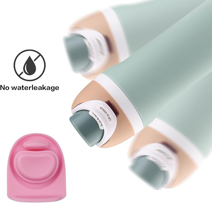 Joshey 6 Pack Rubber Seal Replacement Stopper, Compatible with Owala Freesip 24oz 32oz Water Bottle Spout Cap-Silicone Gasket Replacement Parts (Pink) Joshey