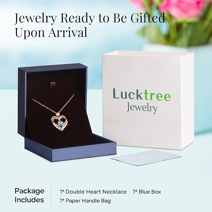 18K Rose Gold Necklaces for Women Birthday Gifts for Women Jewelry for Women Birthday Gifts for Wife Girlfriend Daughter Wife Birthday Gifts for Anniversary Mothers Day Christmas Valentines Gifts - Bloomnest