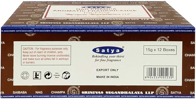 Aromatic Frankinsence Incense Sticks and Incense Stick Holder Bundle Insence Insense Satya - Bloomnest