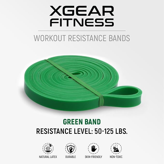 Pull Up Assist Bands - Heavy Duty Resistance Bands for Body Stretching, Powerlifting, Resistance Training - Bloomnest