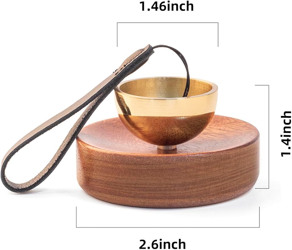 Portable Mini Singing Bowl Set Beautiful sound and look Little Tibetan Singing Bowl Set | Easy To Play | Chakra therapy, hand beaten | Creates Beautiful Sound for Healing, Meditation & Relaxation - Bloomnest