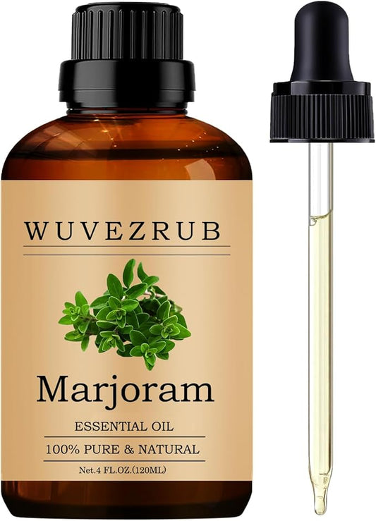 Marjoram Essential Oils, 120ML Pure and Natural Essential Oil for Aromatherapy Diffuser - Marjoram /4 Fl Oz - Bloomnest