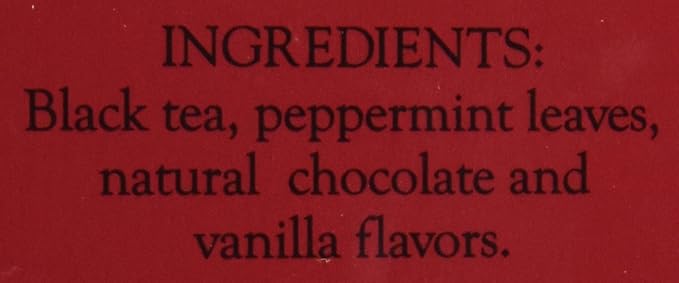 Harney and Sons Chocolate Mint, Flavored Black Tea - 20 Sachets per Tin (Pack of 2) - Bloomnest
