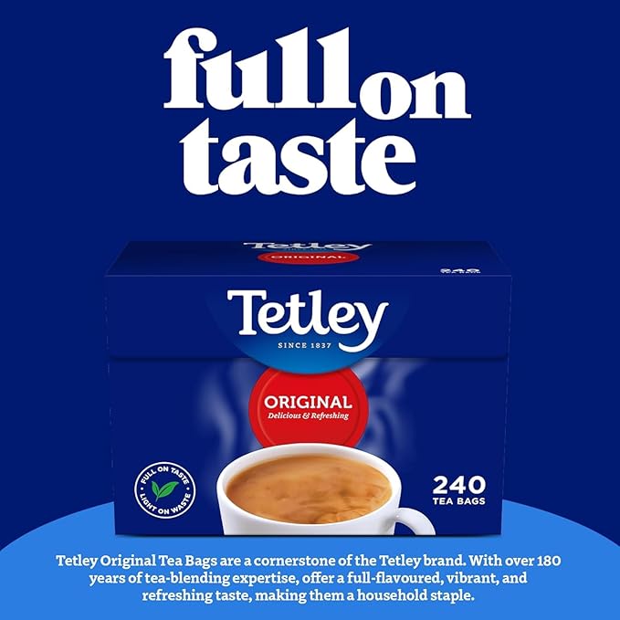 Tetley - Original Tea Bags 240 - 750g - Bloomnest