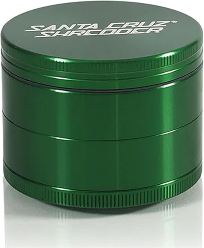 Santa Cruz Shredder Herb and Spice Grinder Made in USA (Large (2.7 Inch), Green) - Bloomnest