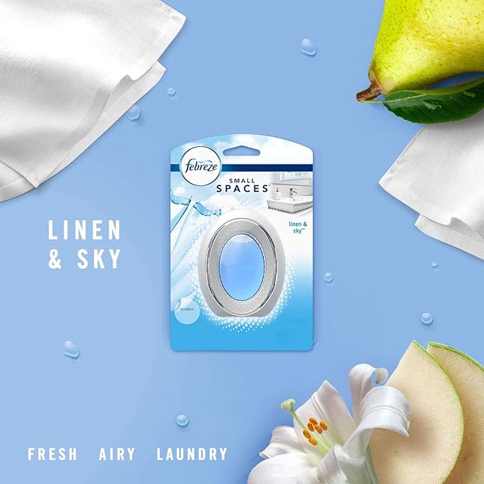 Febreze Small Spaces Air Freshener - Linen & Sky (Pack of 6) 6 - Bloomnest