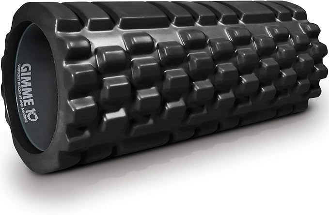 Trigger Point Releasing Foam Massage Roller with Medium Compression for Exercise, Stretching, and Muscle Recovery - Relieves Muscle Tightness, Improves Mobility, and Circulation - Bloomnest