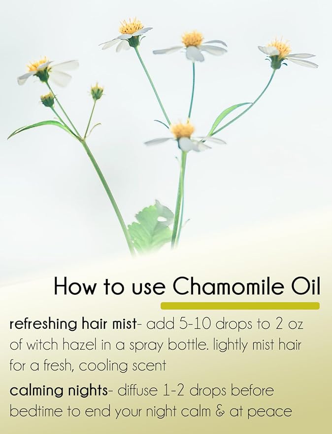 GreenHealth - 5 ml Chamomile Roman Essential Oil - 100% Pure, undiluted